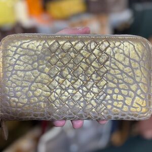 BOTTEGA VENETA METALLIC WALLET